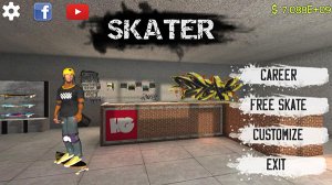 滑板模拟器下载手机版-滑板模拟器(Freestyle Extreme Skater Flippy Skate)下载正版v1.0.1 རོལ་རྩེད་པར་རིས། 1