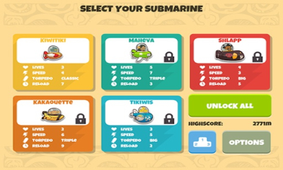 基维猴潜艇(subrace)下载 v1.0.18 게임 스크린샷 1