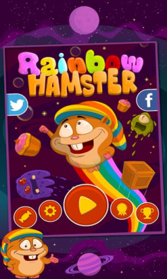 彩虹小仓鼠(rainbow hamster)下载 v1.0.1 게임 스크린샷 1