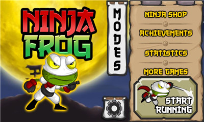 忍者青蛙跑酷(Ninja Frog Run)下载 v1.0.1 རོལ་རྩེད་པར་རིས། 1