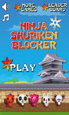 忍者飞镖:暗杀(Ninja Shuriken Blocker)下载 v1.0 Тоглоомын зураг 1