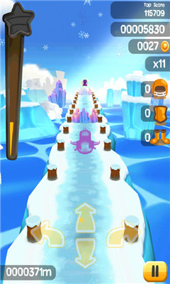 雪地狂奔:企鹅大逃亡(frozen run)下载 v1.0.1 游戏截图 2