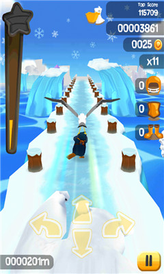 雪地狂奔:企鹅大逃亡(frozen run)下载 v1.0.1 游戏截图 1