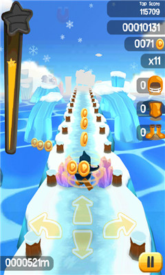 雪地狂奔:企鹅大逃亡(frozen run)下载 v1.0.1 游戏截图 4