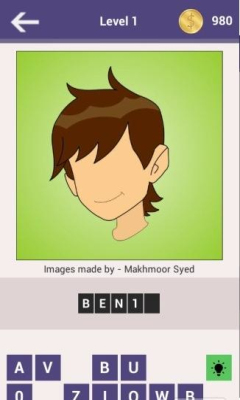 卡通人物猜猜(cartoonquiz)下载 v1.3 Тоглоомын зураг 1