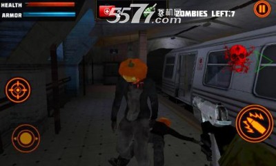 万圣节僵尸战争游戏下载-万圣节僵尸战争(第一人称僵尸射击)Zombies Halloween warfare 3D下载 v1.0 遊戲截圖 3