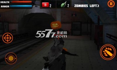 万圣节僵尸战争游戏下载-万圣节僵尸战争(第一人称僵尸射击)Zombies Halloween warfare 3D下载 v1.0 遊戲截圖 5