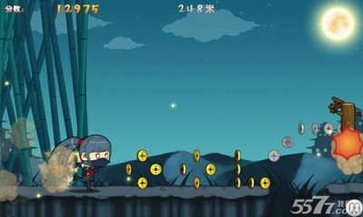 忍者疯狂跑酷(妹子忍者)下载 游戏截图 1