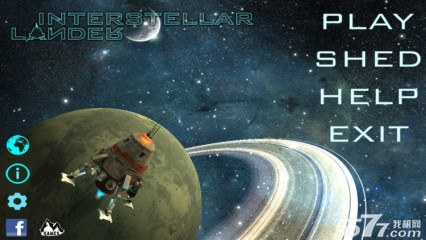 星际着陆器(飞机着陆游戏)下载 v1.0.5(Interstellar Lander) 遊戲截圖 1