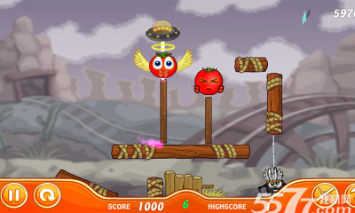 蕃茄快躲(保护番茄)下载 v1.0 게임 스크린샷 2