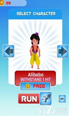 阿拉丁跑酷(竖版跑酷) Arabian Surfers下载 v1.0 遊戲截圖 1