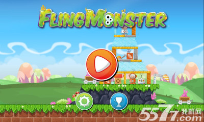 飞行怪兽(类似愤怒的小鸟)下载 v1.0.15 游戏截图 1