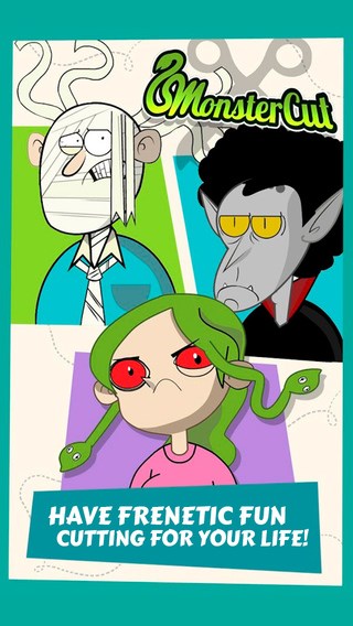 怪物剪恐怖理发店手游下载-怪物剪恐怖理发店(MonsterCut: Horror Barbershop)下载 v1.3.1 游戏截图 1
