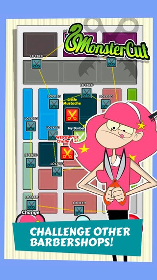 怪物剪恐怖理发店手游下载-怪物剪恐怖理发店(MonsterCut: Horror Barbershop)下载 v1.3.1 游戏截图 2