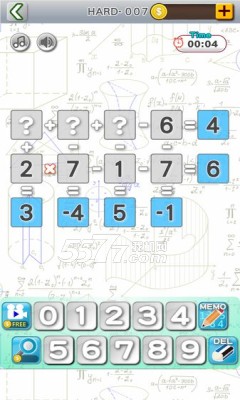 数学之谜游戏下载-数学之谜手机版(数学运算)math x math下载 v1.1.1 게임 스크린샷 4