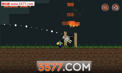 愤怒的恶灵矿工游戏下载-愤怒的恶灵矿工(休闲弹射)angry herobrine下载 v1.0.4 游戏截图 3