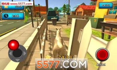 疯狂的山羊横冲直撞游戏下载-疯狂的山羊横冲直撞(发泄)Crazy goat rampage sim 3D下载 v1.0 遊戲截圖 6