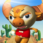 大角牛向前冲手游免费下载-大角牛向前冲手游(同名动漫正版授权)下载 v1.0官方版