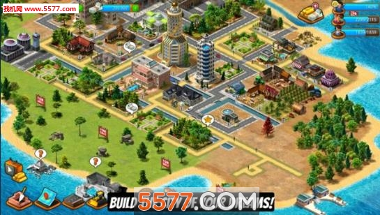 天堂之城游戏下载-天堂之城(城市经营)paradise city island sim下载 v1.3.0安卓版 遊戲截圖 1