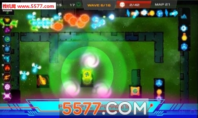 银河辉光防御游戏下载-Galaxy Glow Defense(银河辉光防御安卓版)下载 v1.1 게임 스크린샷 3