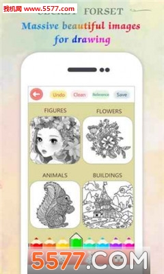少女涂色之秘密森林游戏下载-少女涂色书之秘密森林安卓版下载 v.1.103 游戏截图 3