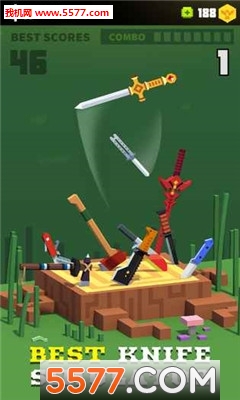 Flippy Knife游戏下载-Flippy Knife安卓版下载 v1.7 རོལ་རྩེད་པར་རིས། 2