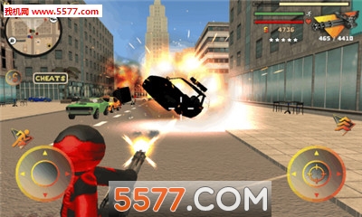罪恶都市火柴人版2中文版下载-Stickman Rope Hero 2(罪恶都市火柴人版2免费版)下载 v1.1 遊戲截圖 3