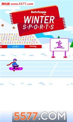 Ketchapp冬运会游戏下载-Winter Sports(Ketchapp冬运会安卓版)下载 v1.0 游戏截图 4