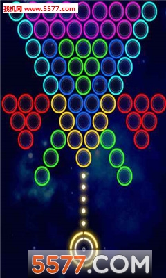 荧光霓虹泡泡游戏下载-Bubble Shooter(荧光霓虹泡泡安卓版)下载 v1.2 游戏截图 1