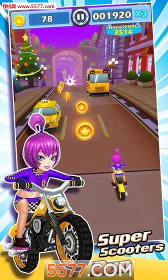 滑板车酷跑游戏下载-Subway Scooters Run(滑板车酷跑安卓版)下载 v1.0.2 遊戲截圖 1