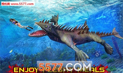 深海巨兽模拟器手机版下载-Sea Monster Megalodon Attack(深海巨兽模拟器最新版)下载 게임 스크린샷 2