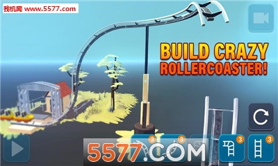 工艺之旅云霄飞车游戏下载-RollerCoaster Builder(工艺之旅云霄飞车官方版)下载 v1.06 게임 스크린샷 1