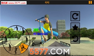 滑板车3D2游戏下载-Scooter FE3D 2(滑板车3D2安卓版)下载 v1.02 游戏截图 2