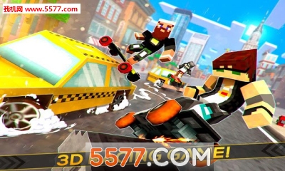 滑板城游戏下载-Hawk Street Skateboarding City(滑板城安卓版)下载 v1.6.0 游戏截图 2