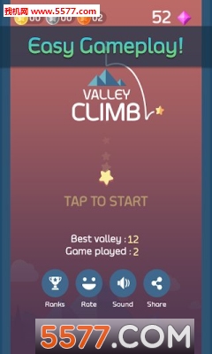 深谷飞行游戏下载-Valley Climb(深谷飞行安卓版)下载 v1.1 游戏截图 1