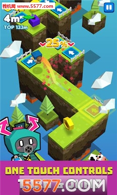 萌方跳跃游戏下载-萌方跳跃Cubie Jump下载 v1.0安卓版 游戏截图 2