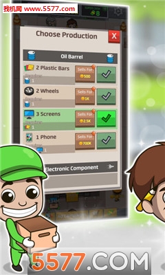 放置工厂大亨游戏下载-Idle Factory(放置工厂大亨安卓版)下载 v1.0.0 游戏截图 1