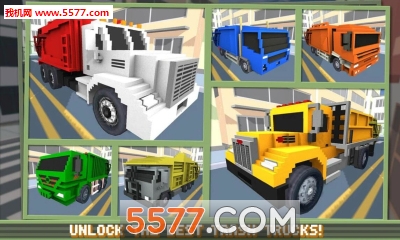Blocky Garbage Truck Sim Pro游戏下载-Blocky Garbage Truck Sim Pro安卓版下载 Тоглоомын зураг 3