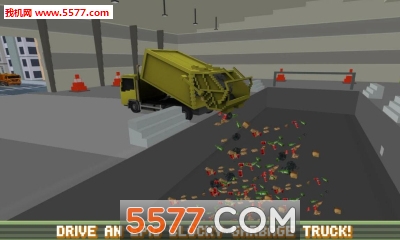 Blocky Garbage Truck Sim Pro游戏下载-Blocky Garbage Truck Sim Pro安卓版下载 Тоглоомын зураг 4