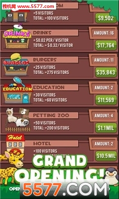 空闲动物园大亨手游下载-Idle Zoo Tycoon(空闲动物园大亨官方版)下载 རོལ་རྩེད་པར་རིས། 3