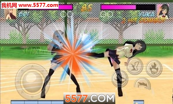 樱花校园格斗之日游戏下载-High School Girl Real Battle Simulator Fight Life(樱花校园格斗之日安卓版)下载 v1.0 游戏截图 2