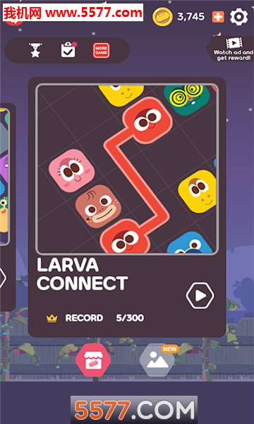 爆笑虫子拼图集游戏下载-Larva Puzzle Collection(爆笑虫子拼图集安卓版)下载 v1.1 游戏截图 1