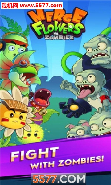 Merge Flowers vs Zombies游戏下载-Merge Flowers vs Zombies安卓版下载 v1.8 游戏截图 1