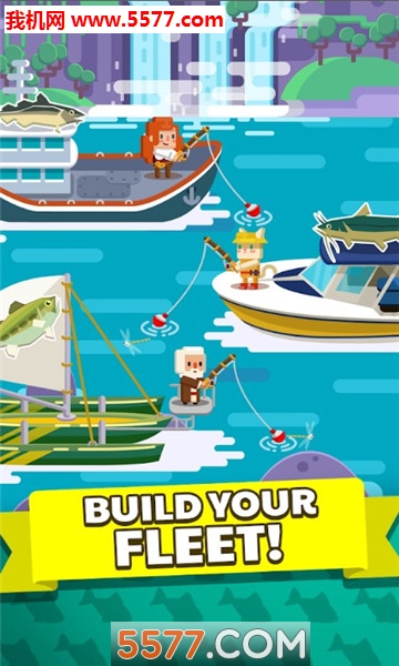 闲置的钓鱼故事游戏下载-闲置的钓鱼故事安卓版(Idle Fishing Story)下载 v1.10 游戏截图 1