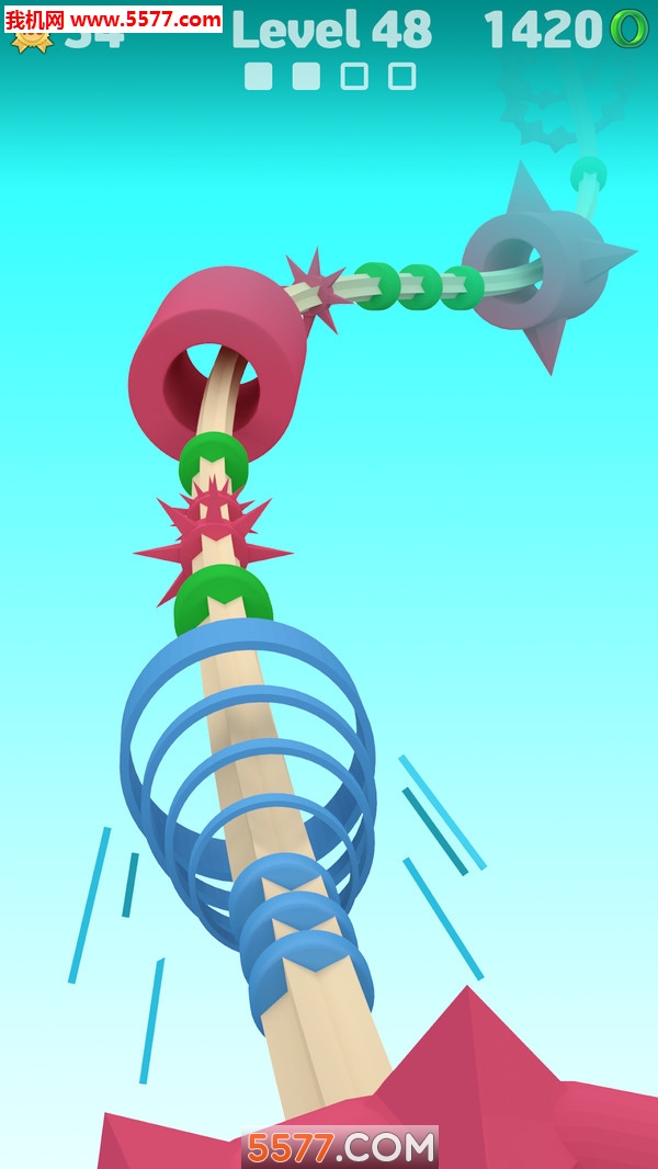 几何套环3d游戏下载-Slinky Ring Rider(几何套环3d安卓版)下载 v0.9.0 Тоглоомын зураг 1
