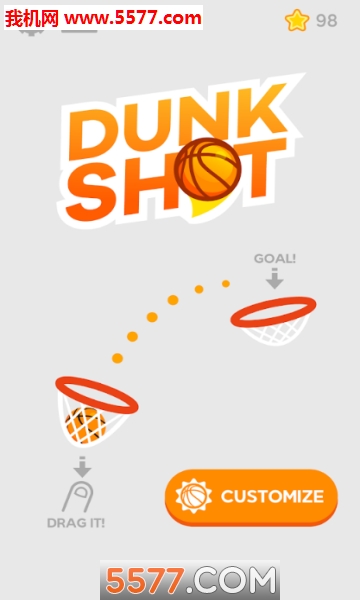 点击灌篮游戏下载-TappyDunk 游戏截图 1