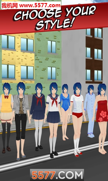 Sakura Anime School Girl游戏下载-樱花校园模拟器Sakura Anime School Girl安卓版下载 v0.9 游戏截图 3
