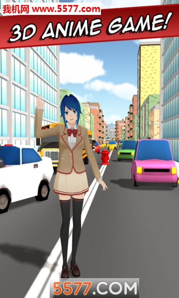 Sakura Anime School Girl游戏下载-樱花校园模拟器Sakura Anime School Girl安卓版下载 v0.9 游戏截图 4