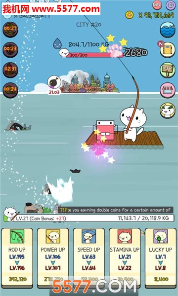 水族猫游戏下载-水族猫安卓版(猫猫木筏生存)下载 v1.0.1 游戏截图 2