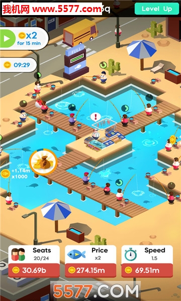 闲置渔场大亨游戏下载-Idle Fishing(渔场大亨安卓版)下载 v1.0.4 游戏截图 1